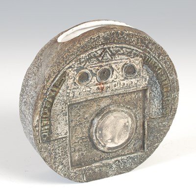 Lot 658 - A Troika Pottery wheel vase, with textured...