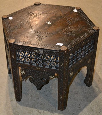 Lot 1195 - A late 19th / early 20th century Moorish style...