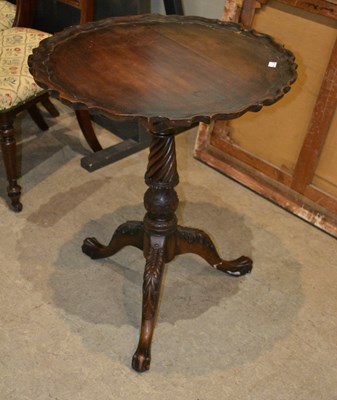 Lot 1210 - A George III style mahogany occasional table,...