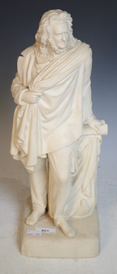Lot 821 - A Parian porcelain figure of the...