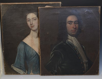 Lot 1019 - Ric. Waitt, 18th century British School A pair...