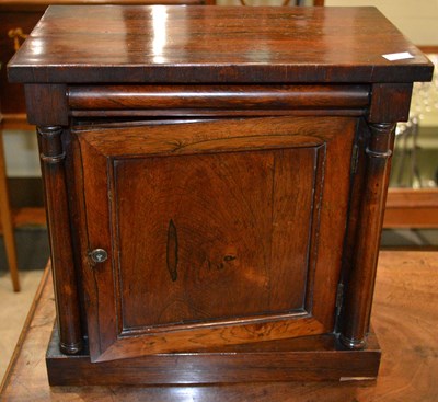 Lot 1203 - A 19th century rosewood apprentice piece chest,...