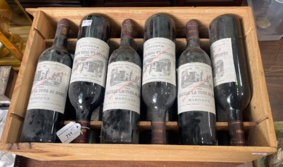 Lot 711 - A case of twelve bottles, Chateau La Tour De...