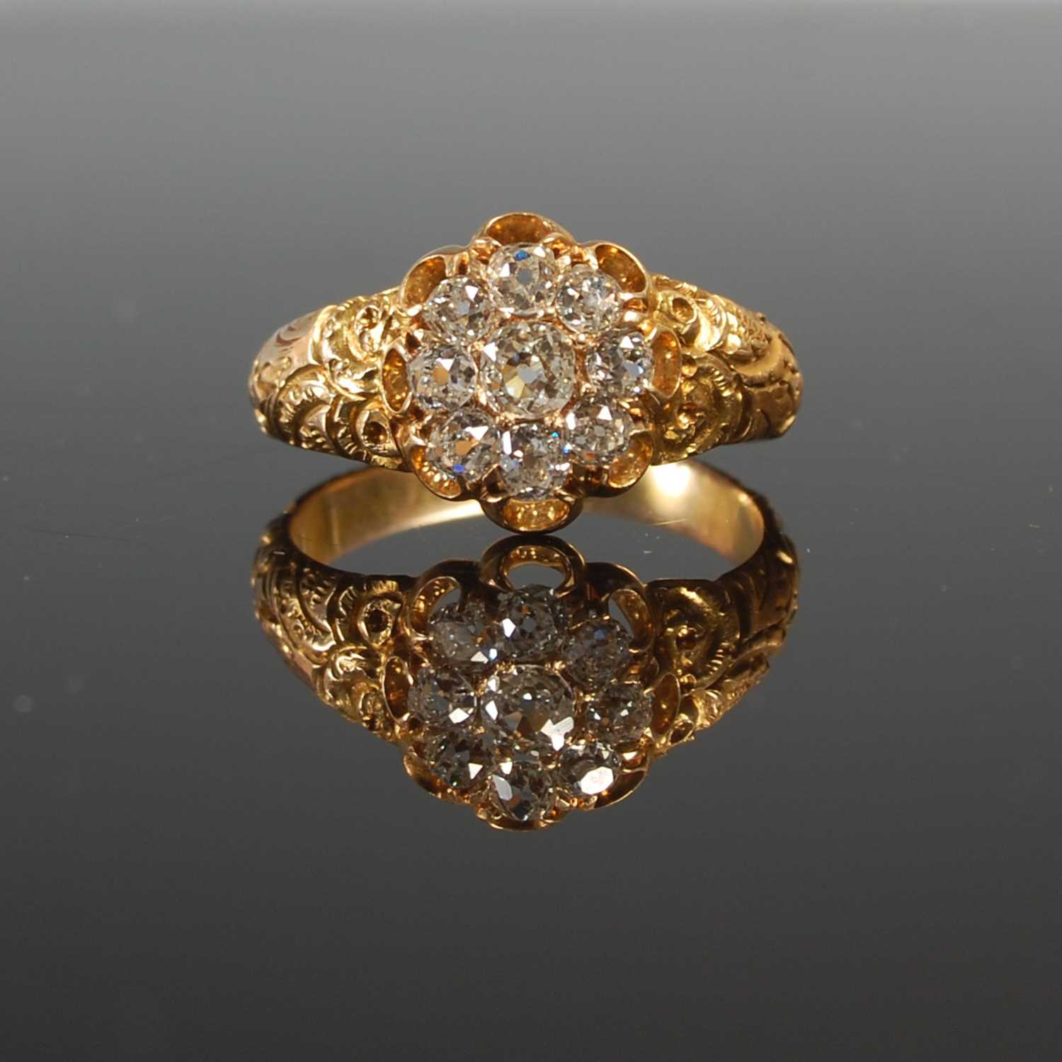 Lot 330 - A late 19th / early 20th century yellow metal...
