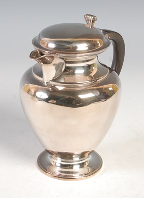 Lot 230 - A Birmingham silver hot water jug, by...