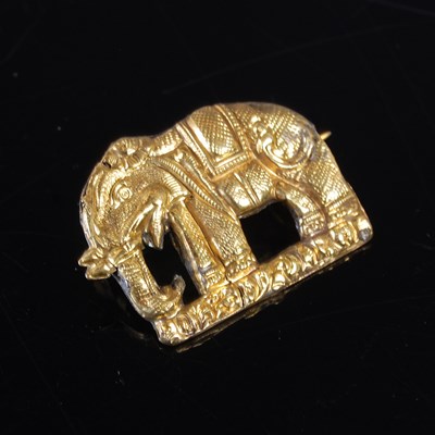Lot 370 - A late 19th century Indian yellow metal...