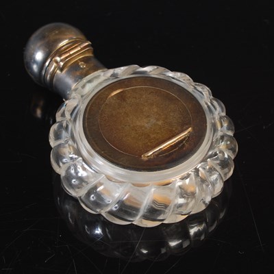Lot 241 - A Victorian novelty combination scent bottle /...
