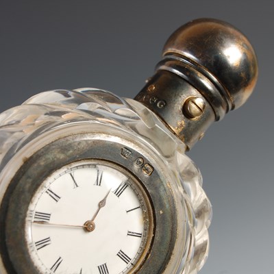 Lot 241 - A Victorian novelty combination scent bottle /...