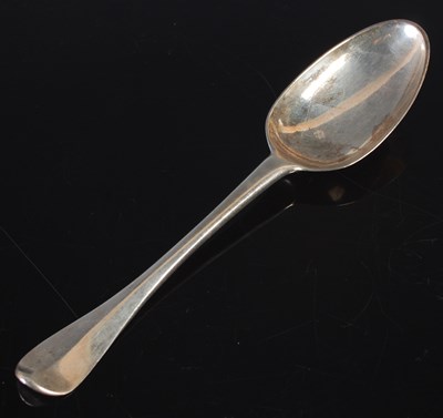 Lot 281 - A Scottish provincial silver tablespoon with...