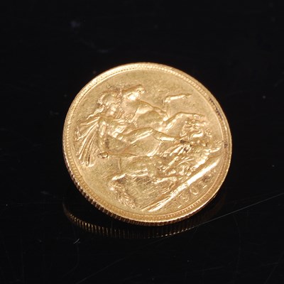 Lot 505 - A Victorian gold sovereign, dated 1901.