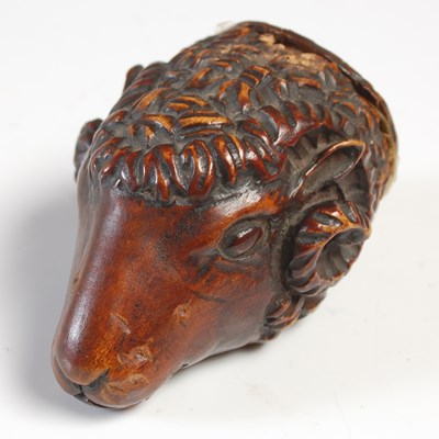 Lot 471 - An antique treen snuff box in the form of a...