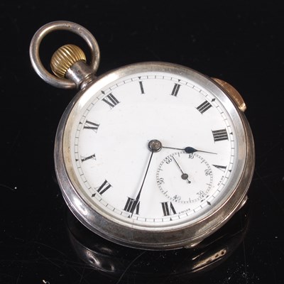 Lot 533 - An early 20th century Continental silver cased...