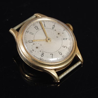 Lot 539 - A vintage gentleman's 18ct gold cased...