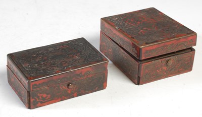 Lot 626 - A 19th century French boule pocket watch box,...