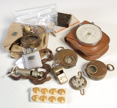 Lot 551 - A group of militaria, World War I period, to...