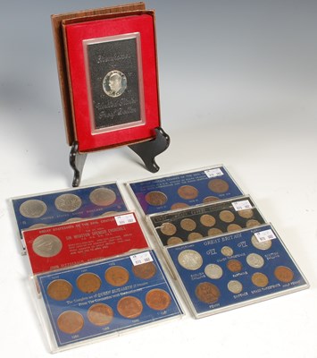Lot 572 - Six proof coin set, to include Great Britain...
