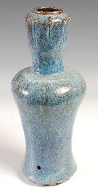 Lot 594 - A Chinese Jun style glazed stoneware vase, the...