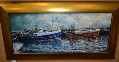 Lot 919 - A. S. Allan (20th century) East Coast harbour...