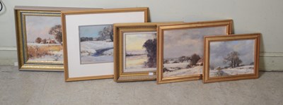 Lot 928 - Owen Waters (1916-2004) 
Winter sunshine,...