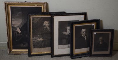 Lot 930 - A collection of five assorted engravings of...