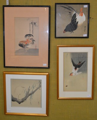 Lot 935 - A group of four Japanese prints, to include a...