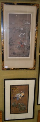 Lot 950 - O. Jyakusui 
Golden pheasants-flowers...