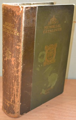 Lot 859 - Memorial catalogue of the Burns exhibition...