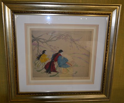 Lot 954 - Elyse Ashe Lord RI (1900-1971) 
Peach tree...