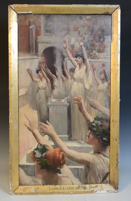 Lot 988 - Attributed to Edwin Long (1829-1891) Laus Deo...