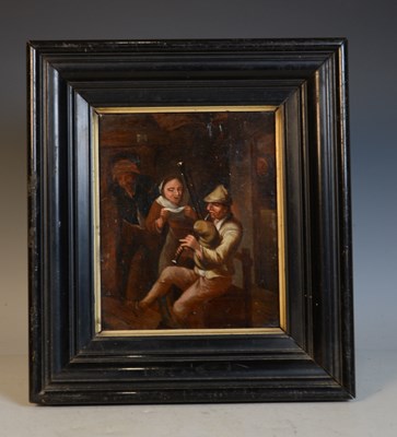 Lot 986 - 19th century European School Interior scene...