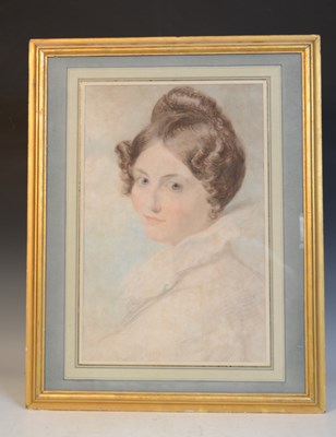 Lot 1009 - 19th century British School Bust portrait of a...