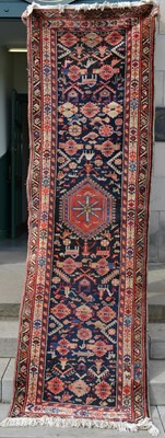 Lot 1223 - A Hamadan, Persian runner, late 19th / early...