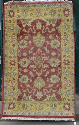 Lot 1225 - A 20th century Ziegler type rug, the abashed...