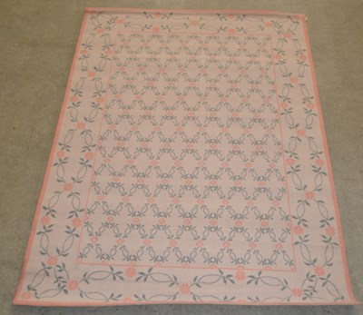 Lot 1228 - A 20th century machine made peach ground...