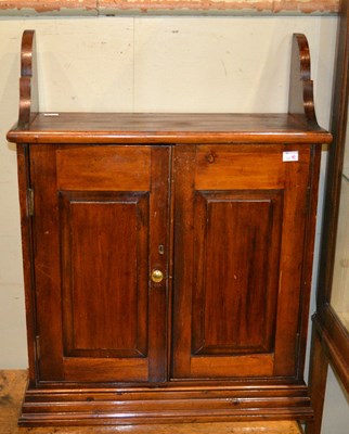 Lot 1206 - A 19th century pine wall mounted medicine...