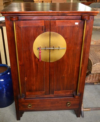 Lot 1061 - A Ming style Oriental cabinet / Chinese...