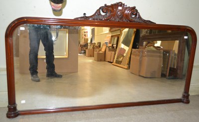Lot 816 - A large 19th century mahogany rectangular over...