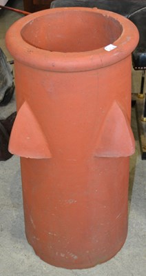 Lot 835 - A 20th century terracotta chimneypot, 70cm...