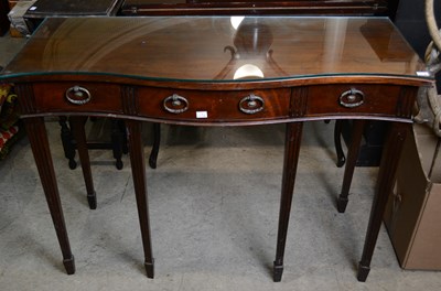 Lot 840 - An early 20th century mahogany console table...