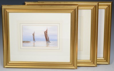 Lot 844 - A set of three watercolours by Alan Whitehead,...