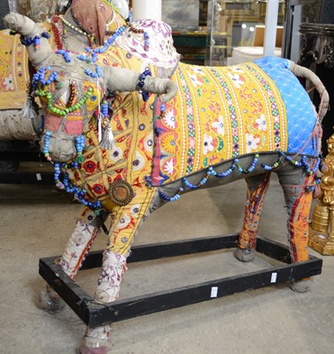 Lot 863 - A vintage hand crafted Indian style stuffed...