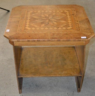 Lot 879 - An early 20th century carved oak square...