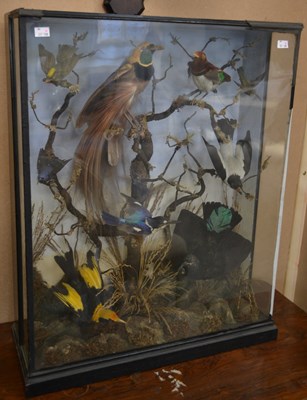 Lot 799 - A 19th century taxidermy diorama featuring...