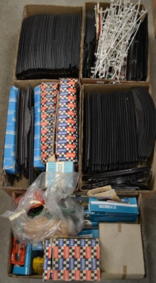 Lot 621 - Five boxes of assorted Scalextric, to include...