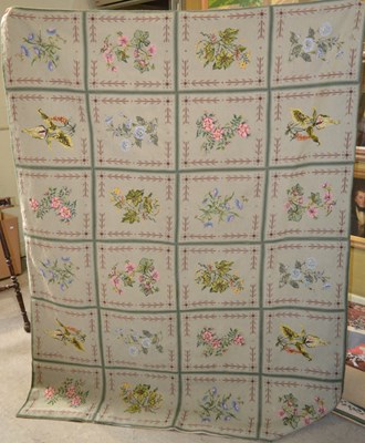 Lot 604 - An Allan Muirhouse style needlework, with...