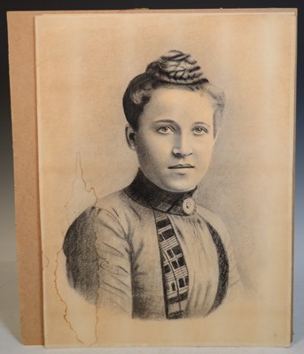 Lot 456 - T. Cooper (late 19th century) Young lady...