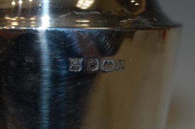 Lot 108 - A Sheffield silver flower vase, 5.4 troy oz,...