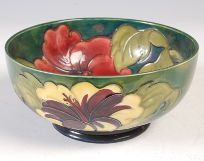 Lot 439 - A Moorcroft Pottery bowl in the Hibiscus...