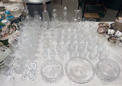 Lot 436 - A large quantity of glassware, to include...