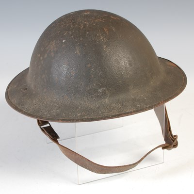 Lot 362 - A 20th century steel British Brodie Helmet,...
